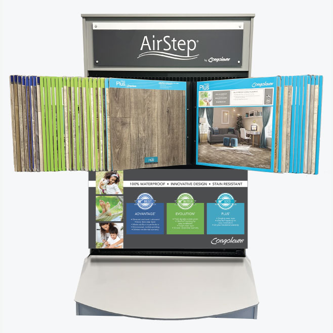 Congoleum Airstep Panel Display